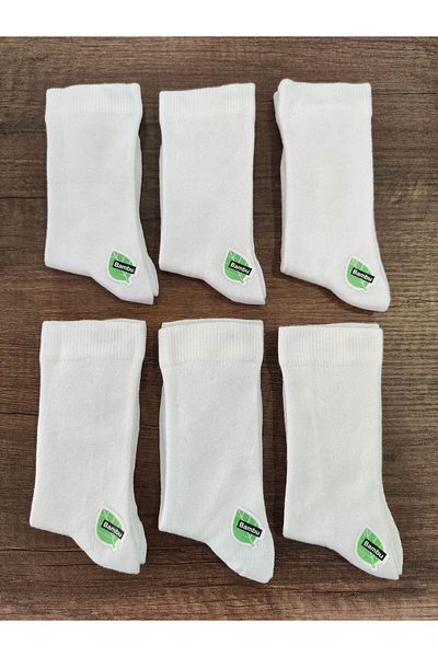 Leement socks 6 Pairs of Seamless Children's Bamboo Socks - School Socks Long Socks
