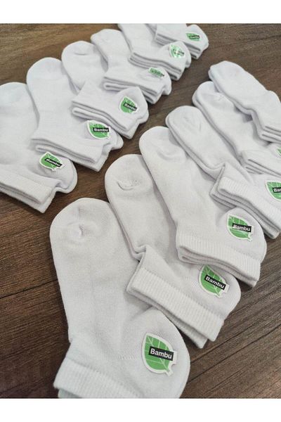 Leement socks 12 чифта безшевни бамбукови къси летни детски чорапи с ботуши