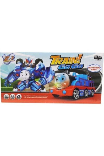 THOMAS Mavi Robota Dönüşen Transformers Sesli Işıklı Tren