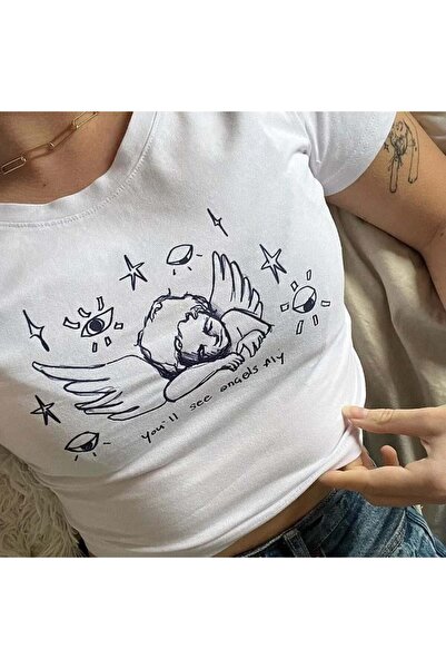 Touz Moda Μπλούζα με στάμπα Angel