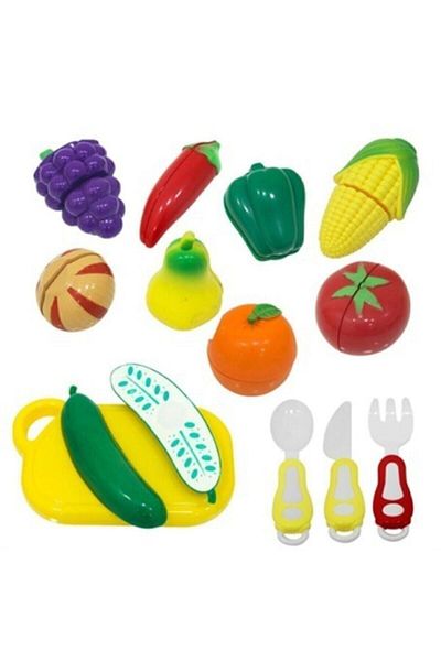 BİRLİK TOYS مجموعة قطع الخضار والفواكه المكونة من 22 قطعة من بيرليك توي