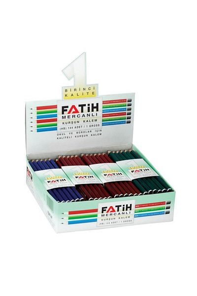 Fatih Pencil Coral Pack 144 Pieces