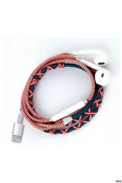 rangmobil Örgülü Kulaklık  7/8/SE/X/XR/XS/XSMAX/11/12/13/14.Lightning Girişli Bt Kulaklık