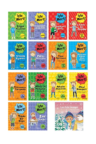 TÜRKİYE İŞ BANKASI KÜLTÜR YAYINLARI Işte Mert ! Serisi 14 Kitap Seti - Can Kı...