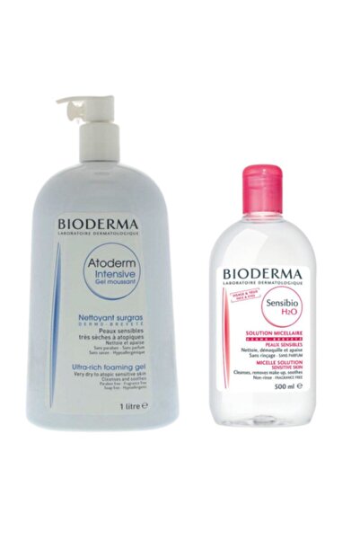 Bioderma Atoderm Intensive Foaming Gel 1 litre Sensibio H2o Yüz Ve Makyaj Tem...