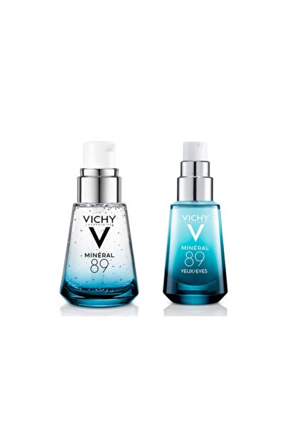 Vichy Mineral 89 Mineralizing Yüz Ve Göz Bakım Seti | Yüz Serum 30 ml & Göz Serumu 15 ml Orijinal Boy