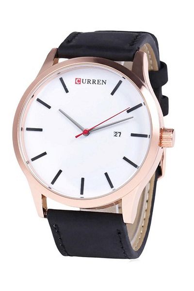Curren 8214 Calendar Strap Men's Wristwatch