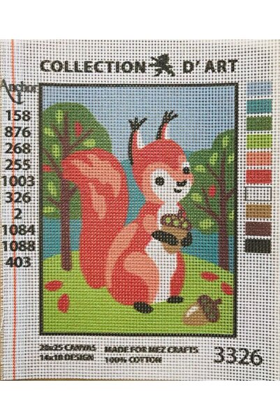 collection d'art Collection D’art 3326 14x18cm Baskılı Işlenmemiş Goblen Pano...