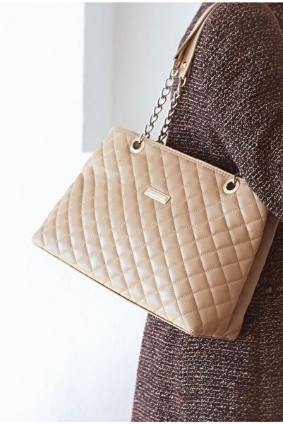 MAC&MOS Women's Mink Chain Strap Hand and Shoulder Bag