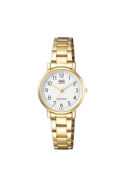 Q&Q Q979j004y Women's Wristwatch with Metal Strap and Case Numbers