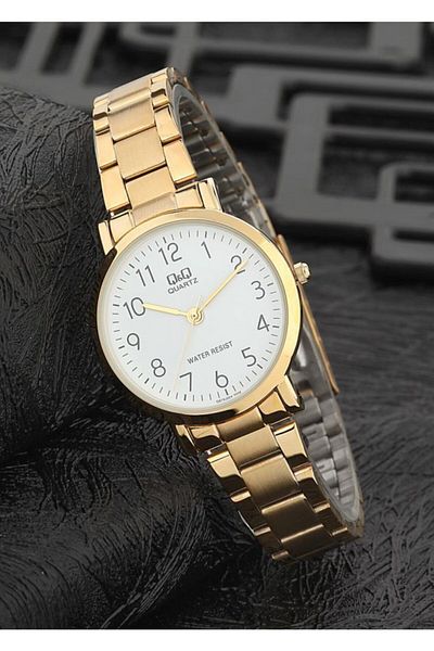 Q&Q Q979j004y Women's Wristwatch with Metal Strap and Case Numbers