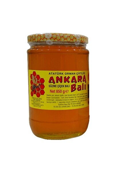Atatürk Orman Çiftliği Ankara Bal 850gr Süzme Çiçek