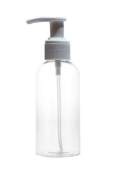 Sampex 1 Adet Sert Plastik Boş Sıvı Sabun & Dezenfekten Pompalı Şişe 100 Ml [...