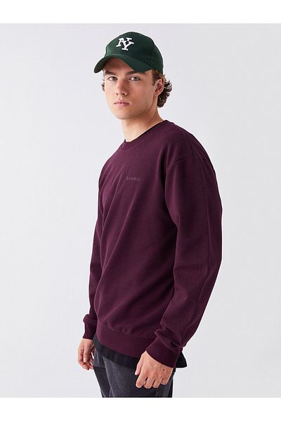 LC Waikiki Ανδρικό φούτερ - Crew Neck, Μακρυμάνικο, εμπριμέ