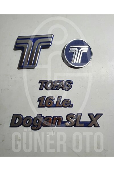 Genel Markalar Tofaş Doğan Slx 1.6.i.e Panjur Bagaj Arma Ve Yazı Set (takım)