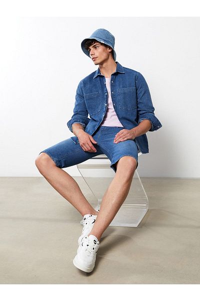 LC Waikiki Ανδρικό τζιν σορτς - Standard Fit