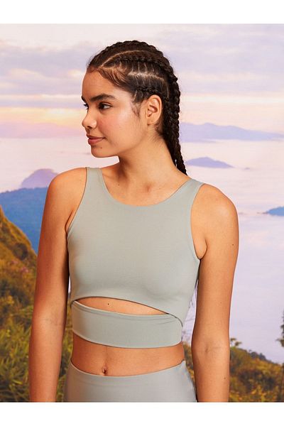 LC Waikiki Γυναικείο αθλητικό μπουστάκι U-Neck απλό
