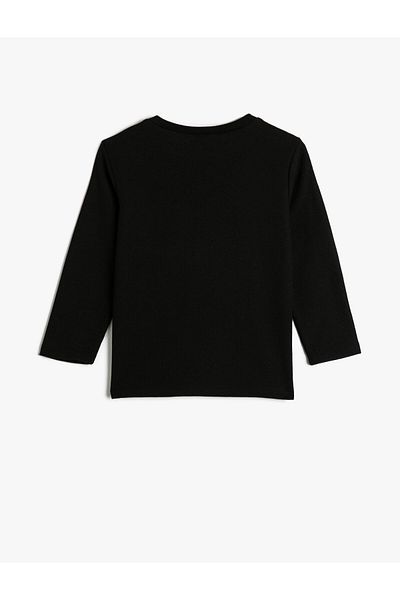 Koton Basic T-Shirt Long Sleeve Crew Neck