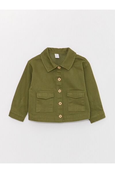 LC Waikiki Uzun Kollu Basic Kız Bebek Ceket