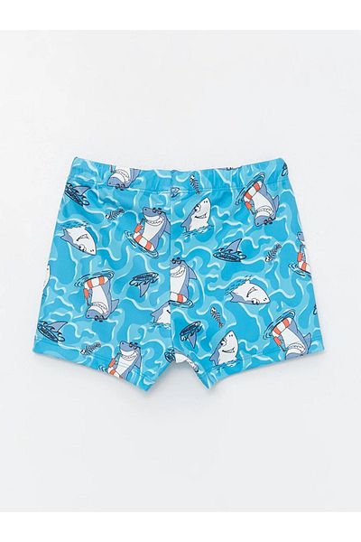 LC Waikiki Printed Quick Drying Boys Boxer Swimsuit