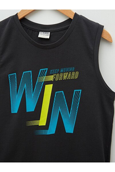 LC Waikiki Boy's Crew Neck Printed Undershirt