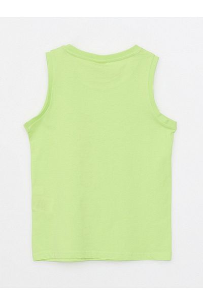 LC Waikiki Crew Neck Printed Cotton Boys Undershirt