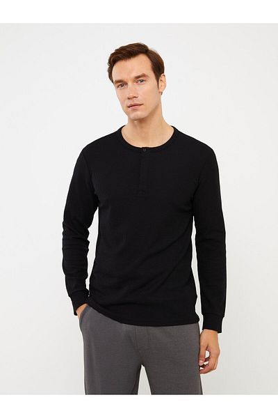 LC Waikiki LCWAIKIKI Classic Велосипедна яка с дълги ръкави мъжка суитшърт (W3)