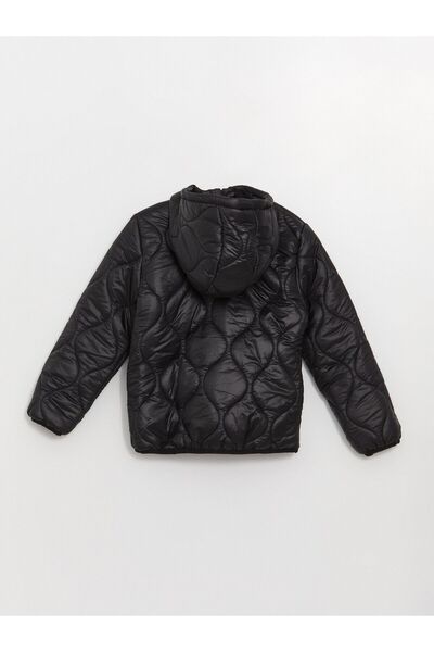 LC Waikiki Prošívaný dívčí kabát s kapucí