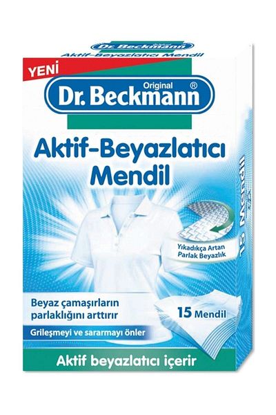 Dr.Beckmann Active Whitening Wipes 15 Pieces