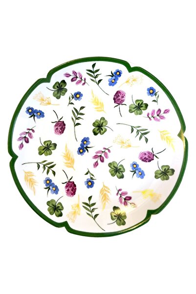 Vivas طبق فلور دي فرصة مزين بالزهور 19 سم