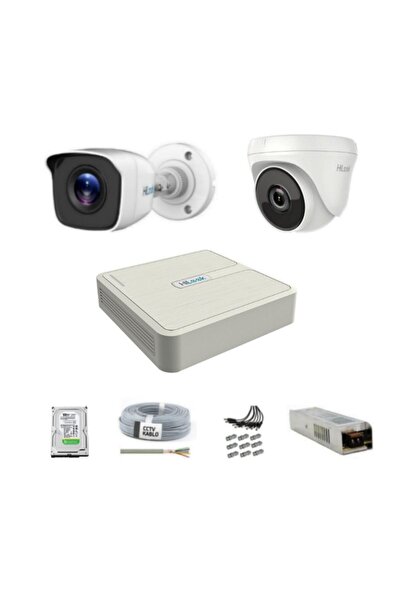 Hilook Güvenlik Kamera Seti 2 Kameralı (1 Dış Ve 1 Iç Ortam Kamera)