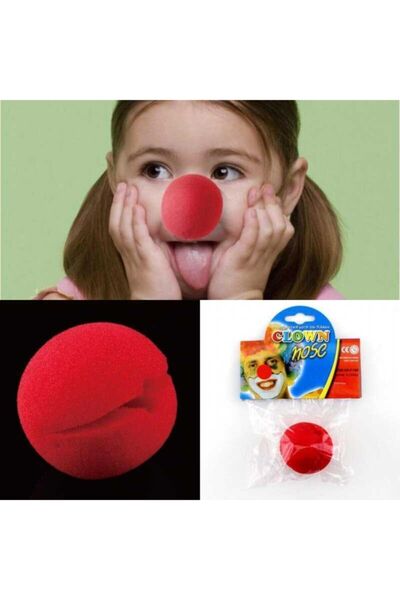 Genel Markalar Palyaço Burnu Sünger Burun 2 Adet