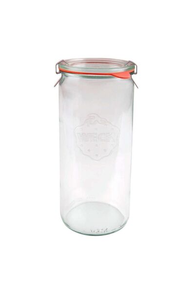 Weck 1040 Ml Silindir Cam Saklama Kavanozu 4 Adet