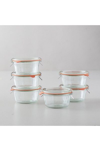 Weck Mold Short Jar Set (6 Pieces) 740 290 ml