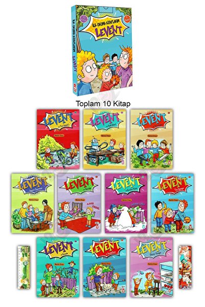 Timaş Çocuk Levent 1. Sınıf Ilk Okuma Kitaplarım 10 Kitap