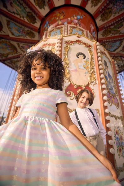 DeFacto Short Sleeve Striped Girl's Dress - Z5436a623sm