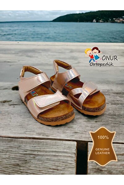 Pafi Sandale Ortopedice Cu Talpă Plută De Piele Veratică Pentru Fată