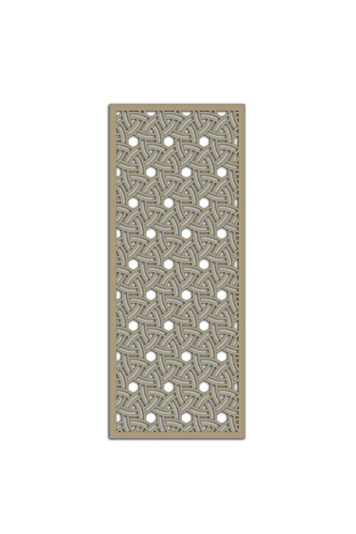 Liar Dekor Liar Ahşap Seperatör (Paravan) - KSP-89 - (10 mm) - (69 cm x 139 c...