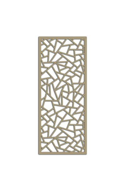 Liar Dekor Liar Ahşap Seperatör (Paravan) - KSP-205 - (10 mm) - (69 cm x 139 cm) - (Ham)