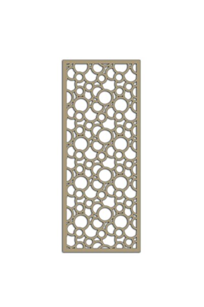 Liar Dekor Liar Ahşap Seperatör (Paravan) - KSP-36 - (18 mm) - (60 cm x 160 cm) - (Ham)