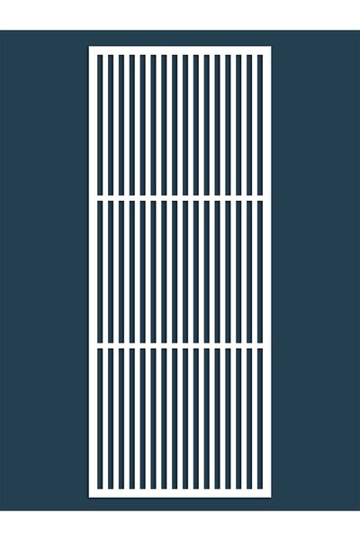 Liar Dekor Liar Ahşap Seperatör (Paravan) - KSP-213 - (18 mm) - (100 cm x 210 cm) - (Beyaz)