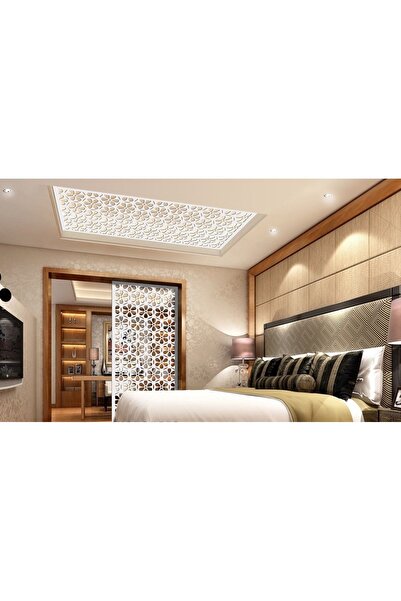 Liar Dekor Liar Ahşap Seperatör (Paravan) - KSP-23 - (18 mm) - (60 cm x 160 cm) - (Beyaz)