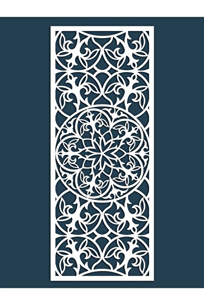 Liar Dekor Liar Ahşap Seperatör (Paravan) - KSP-200 - (18 mm) - (69 cm x 139 cm) - (Beyaz)