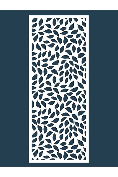 Liar Dekor Liar Ahşap Seperatör (Paravan) - KSP-47 - (18 mm) - (85 cm x 210 cm) - (Beyaz)