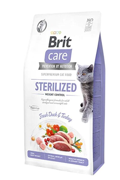 Brit Care Hypo-allergenic Için Ördekli Tahılsız Kısırlaştırılmış Kedi Maması 7kg