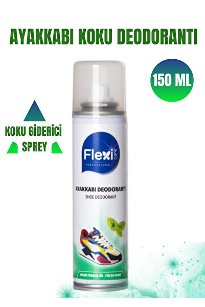 FLEXİCARE Ayakkabı Deodorantı Koku Giderici Önleyici Sprey Fresh Mint 150ml