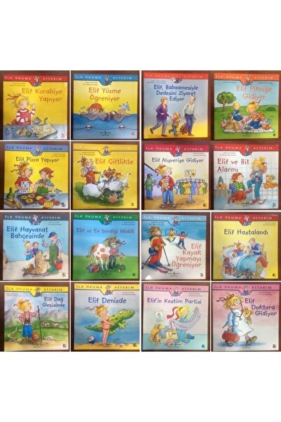 TÜRKİYE İŞ BANKASI KÜLTÜR YAYINLARI Iş Bankası Ilk Okuma Kitapları 16 Kitaplı...