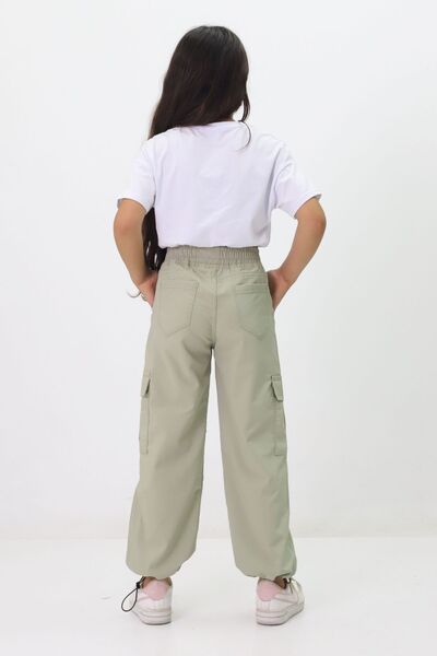 Butik kız çocuk paraşüt pantolon ünisex