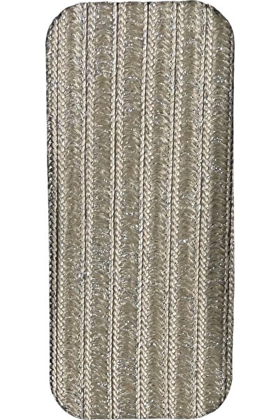 ARIKAN HOME Bej-gümüş Renk Simli Ipek Koza Ip Serisi Yüksek Kalite Dokuma Özel Ölçü Ip Perde