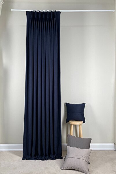 ARIKAN HOME طين أمريكي عالي الجودة قابل للغسل باللون الأزرق الداكن - 50x290، ...